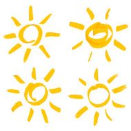 vector sun