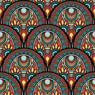 Seamless Ornate Ethnic Pattern (Vector)