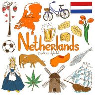 Collection of Netherlands icons N2