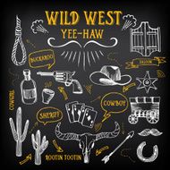 Wild west icons