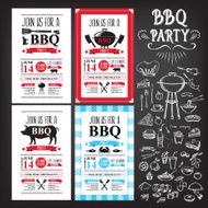 Barbecue party invitation N19