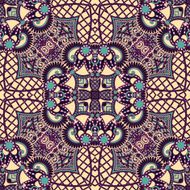 Traditional ornamental floral paisley bandanna N549