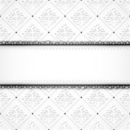 Classic background with ornament and strip