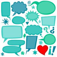 Speech balloons