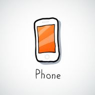White mobile phone N2