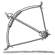 Bow And Arrow Symbol Drawing