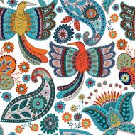 Seamless colorful ornamental pattern N4