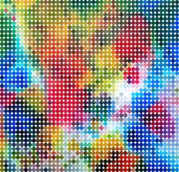 abstract colorful polka dots pattern background N10