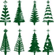Christmas Tree Stamps