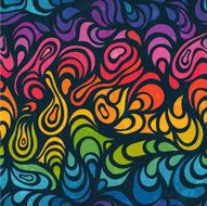 Abstract seamless background in rainbow colors