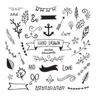 Hand Drawn Vector Design Elements N10