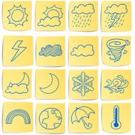 Doodle memo icon set N5
