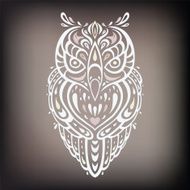 Decorative Owl Ethnic pattern N5