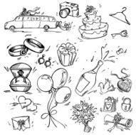 Set of wedding icon N4