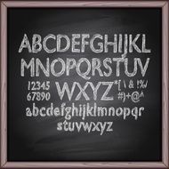 Lettering blackboard N13