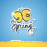 spring illustration vector eps 10 N5