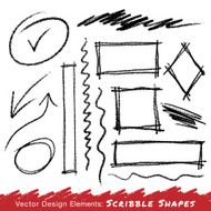 Scribble Stains Hand drawn in pencil