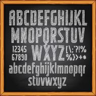 Chalkboard with Lettering