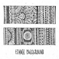 hand drawn ethnic patterns