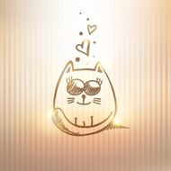card with cat N2