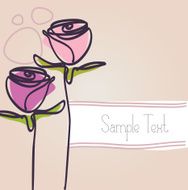 Two roses