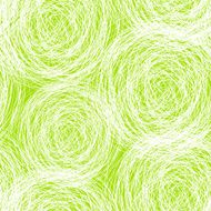 green - white scribble seamless pattern