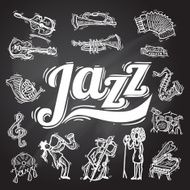 Jazz Chalkboard Set