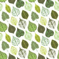 Seamless leaves pattern N2