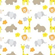 Animals seamless pattern N4