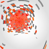 abstract orange check pattern background