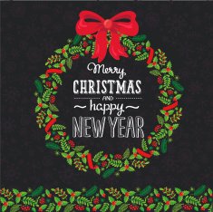 merry christmas happy new year Holly N4