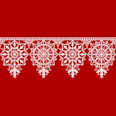 Lace Ribbon Seamless Pattern