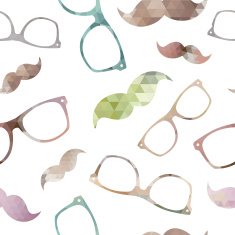 Hipster symbols background Pattern for fabric design packaging N13