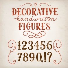Vintage vector figures N3
