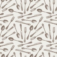 pattern of the tableware