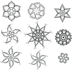 Henna Flowers N5