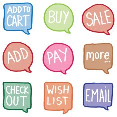 Ecommerce icon set