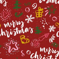 Seamless Christmas pattern N27