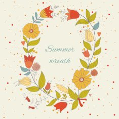 Beautiful summer wreath N2