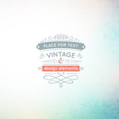 vintage elements on grunge background N2