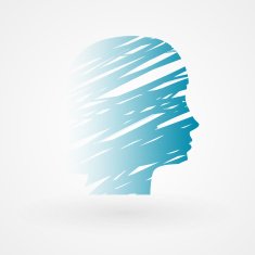 Scribble female head N2