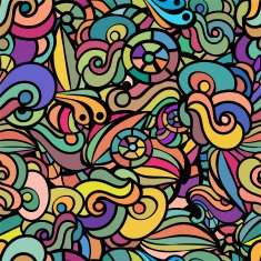 seamless colorful floral background wallpaper pattern N5