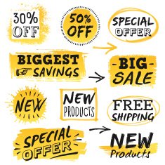 Retail Sale Signs and Banners
