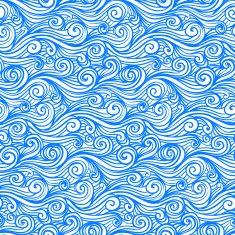 Simple elegant linear pattern in deep blue