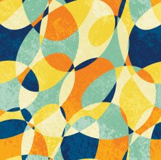 Colorful vintage vector pattern N3