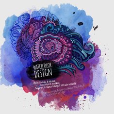 Watercolor paint design N2