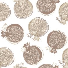 Seamless pomegranate pattern