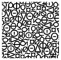 Vector - Geometric shapes freehand hatching
