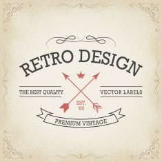 Hand Drawn Retro Design Sign