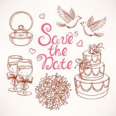 cute set for a wedding - 2